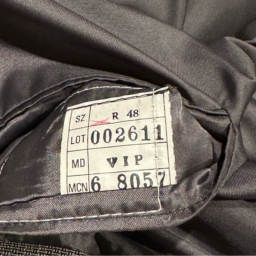 Vintage Oleg Cassini Size 48R Patterned Sport Coat Blazer New Wool Men's Retro - Picture 5 of 13